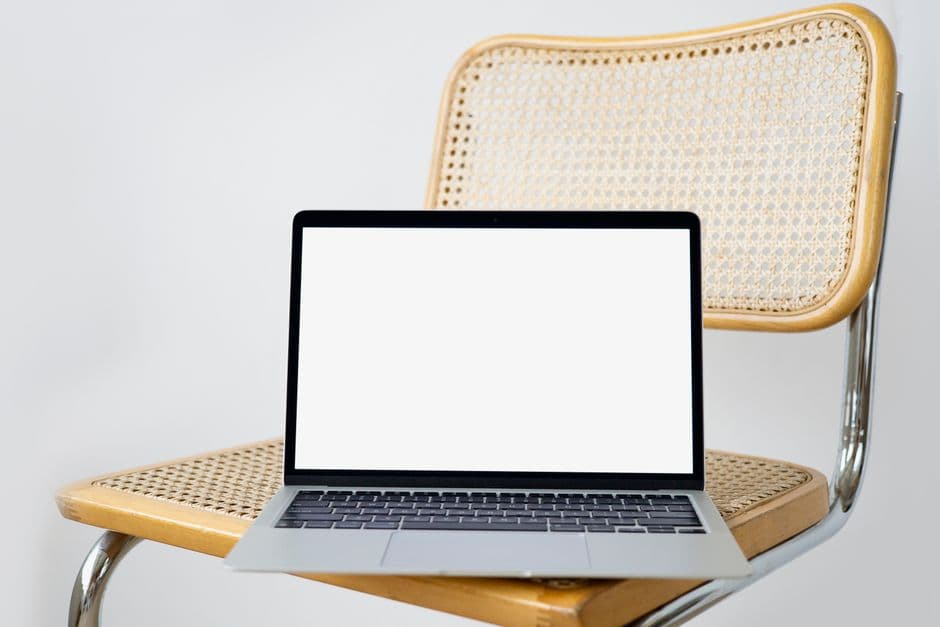 Web designer working on a clinic website